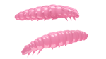 LIBRA LURES LARVA 35 mm Cheese, 12 Stück, 017, Bubblegum